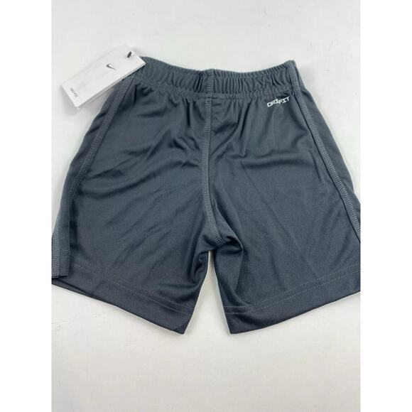Nike Toddler Boys Dri-Fit Swoosh Shorts Sz 4T Anthracite Gray - Picture 2 of 6